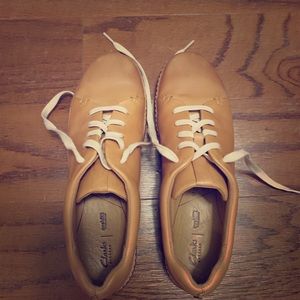 Clark leather shoes